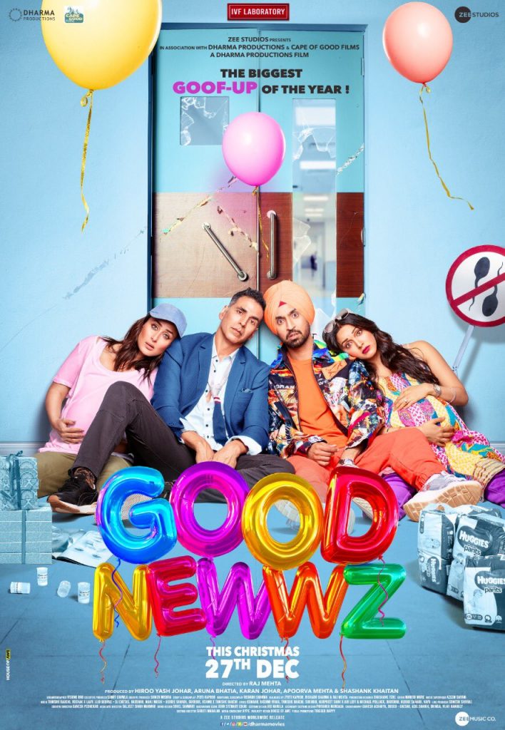 ดูหนังฟรีออนไลน์ Good Newwz (2019)